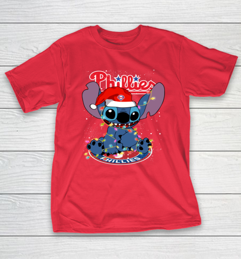 Philadelphia Phillies MLB noel stitch Baseball Christmas T-Shirt 7