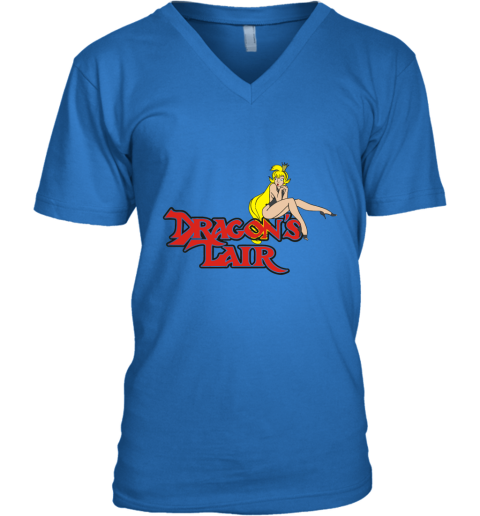 2vrx dragons lair daphne baseball shirts v neck unisex 8 front royal