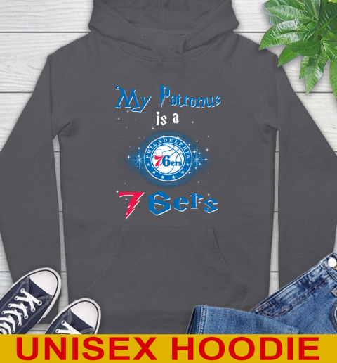 NBA Basketball Harry Potter My Patronus Is A Philadelphia 76ers Hoodie 7