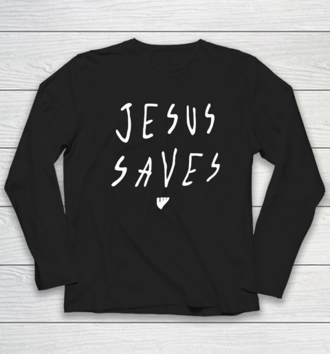 Julian Lewis Jesus Saves Shirt Long Sleeve T-Shirt Julian Lewis Jesus Saves Shirt Long Sleeve T-Shirt