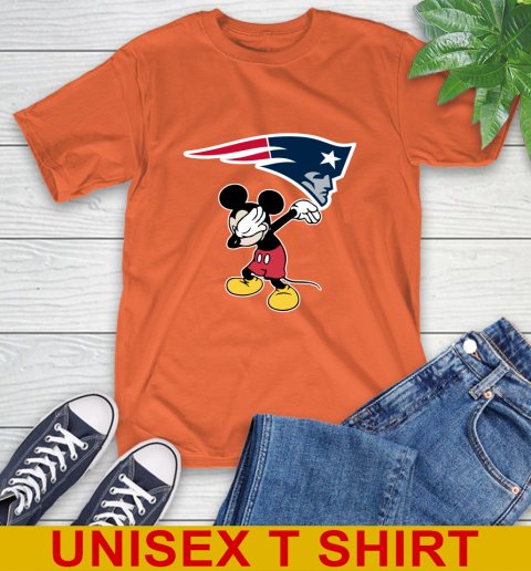 New England Patriots NFL Football Dabbing Mickey Disney Sports T-Shirt 5
