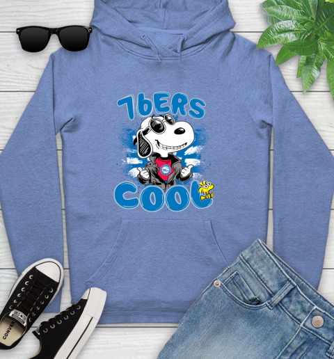 NBA Basketball Philadelphia 76ers Cool Snoopy Shirt Youth Hoodie 11