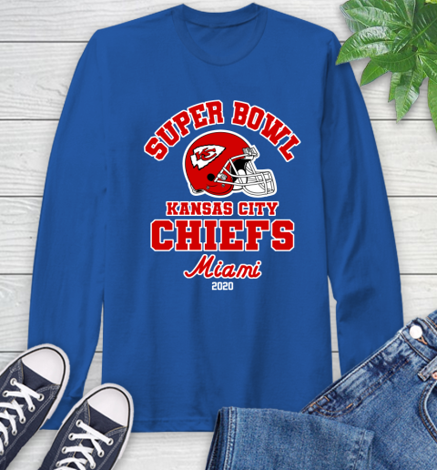 Kansas City Chiefs Super Bowl Champion Miami Logo 2020 NFL Shirts 64