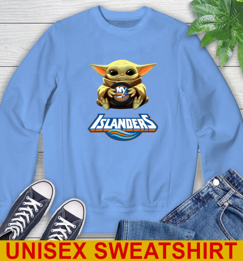 NHL Hockey New York Islanders Star Wars Baby Yoda Shirt 35