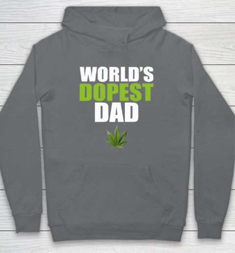 World's Dopest Dad Marijuana Hoodie 3