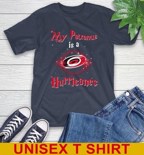 NHL Hockey Harry Potter My Patronus Is A Carolina Hurricanes T-Shirt 3