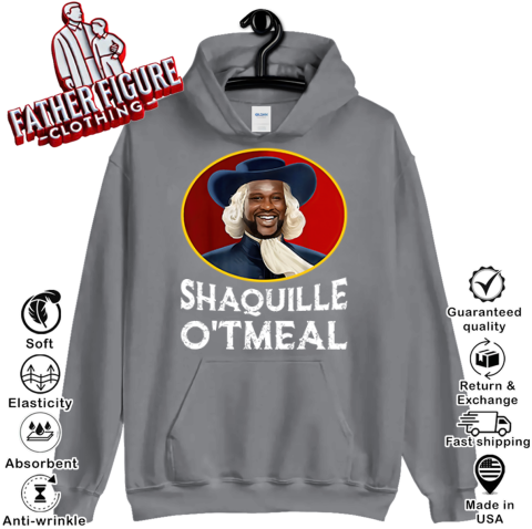 jizo shaquille oatmeal shaquille oamp 39 neal hoodie 23 front dark heather