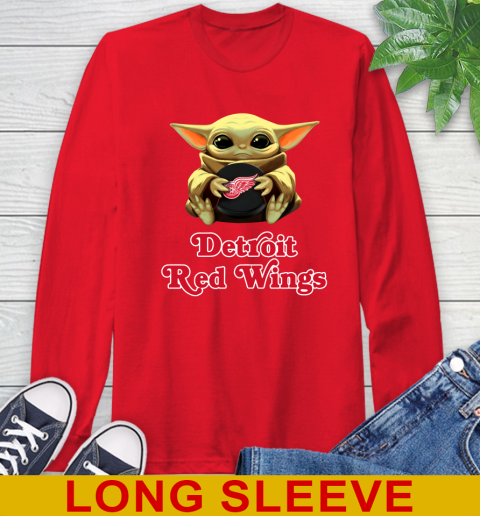 NHL Hockey Detroit Red Wings Star Wars Baby Yoda Shirt 67