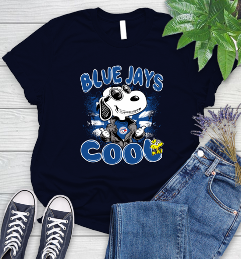 MLB Baseball Toronto Blue Jays Cool Snoopy Shirt Women's T-Shirt 2