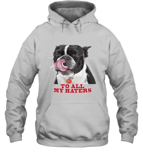 Kansas City Chiefs To All My Haters Dog Licking jzg5 kansas city chiefs to all my haters dog licking hoodie 23 front white