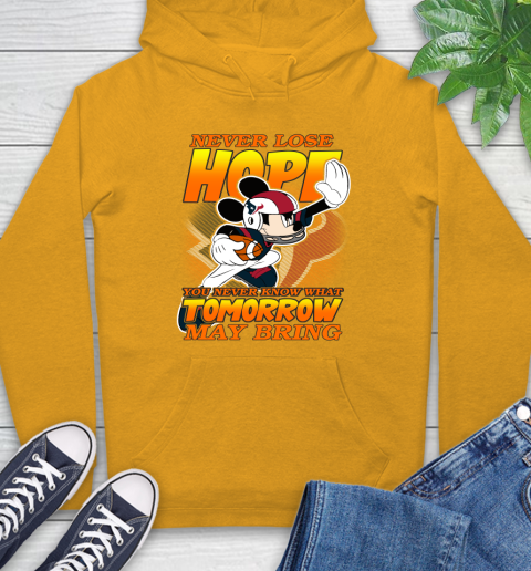 Houston Texans NFL Football Mickey Disney Never Lose Hope Hoodie 2