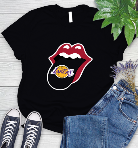 Los Angeles Lakers NBA Basketball Lips I Root For My Team Adoring Fan 92