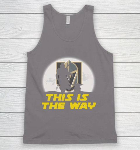 Vegas Golden Knights NHL Ice Hockey Star Wars Yoda And Mandalorian This Is The Way Tank Top 6