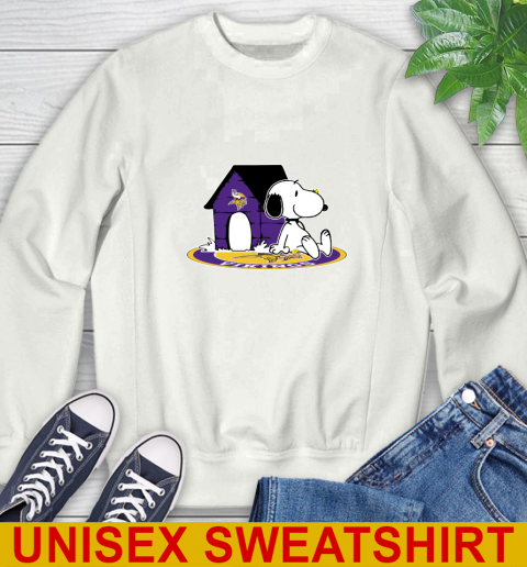 NFL Football Minnesota Vikings Snoopy The Peanuts Movie Shirt Sweatshirt
