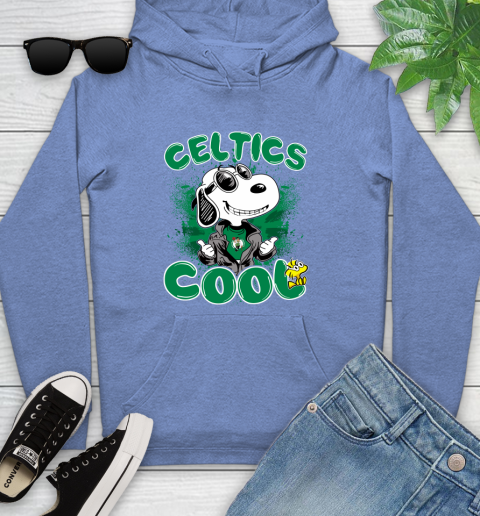 NBA Basketball Boston Celtics Cool Snoopy Shirt Youth Hoodie 11