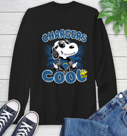 NFL Football Los Angeles Chargers Cool Snoopy Shirt Long Sleeve T-Shirt