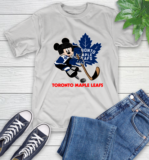 NHL Toronto Maple Leafs Mickey Mouse Disney Hockey T Shirt T-Shirt