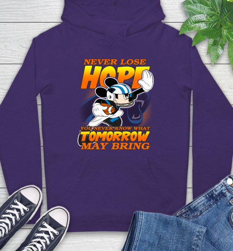 Carolina Panthers NFL Football Mickey Disney Never Lose Hope Hoodie 5
