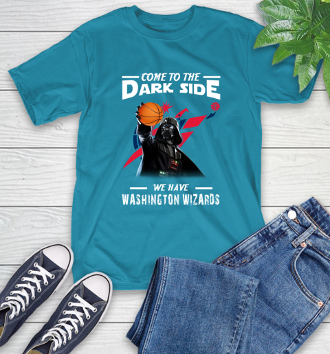 NBA Come To The Dark Side We Have Washington Wizards Star Wars Darth Vader Basketball T-Shirt 9