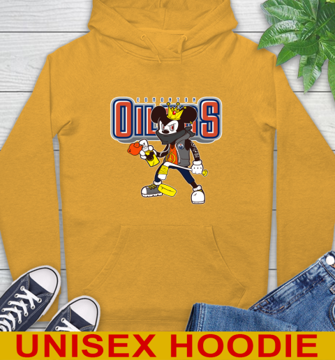 Edmonton Oilers NHL Hockey Mickey Peace Sign Sports Hoodie 3