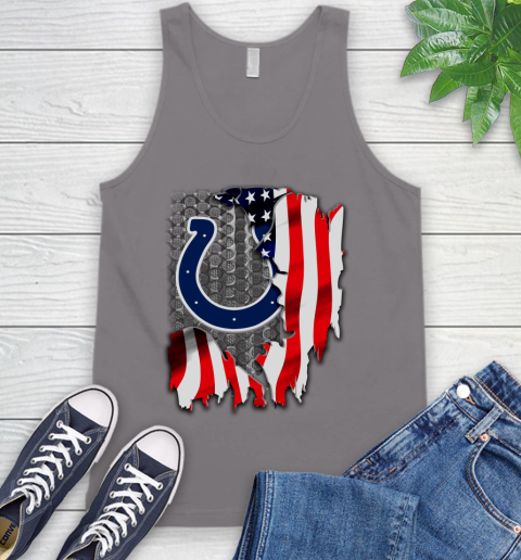 Indianapolis Colts NFL Football American Flag Tank Top 6