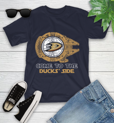 NHL Come To The Anaheim Ducks Wars Hockey Sports Youth T-Shirt 2