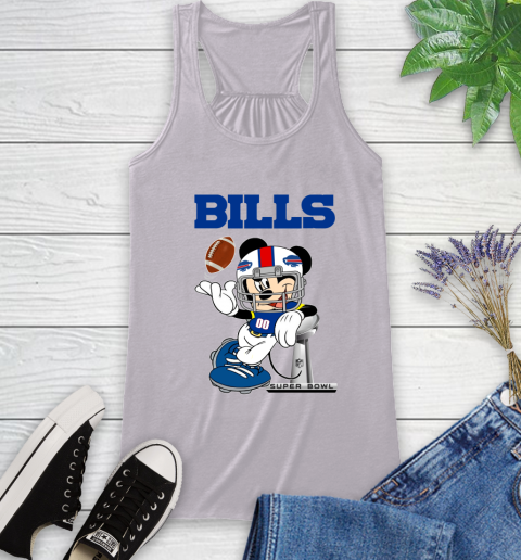 NFL Buffalo Bills Mickey Mouse Disney Super Bowl Football T Shirt Racerback Tank 5