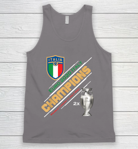 Italy Champions 2020 Euro Forza Azzurri Italia Football Tank Top 6