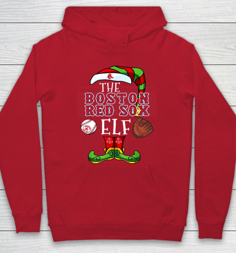 Boston Red Sox Christmas ELF Funny MLB Hoodie 7