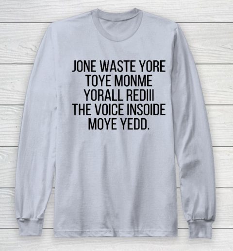 Blink 182 I Miss You Funny Jone Waste Yore Long Sleeve T-Shirt 4