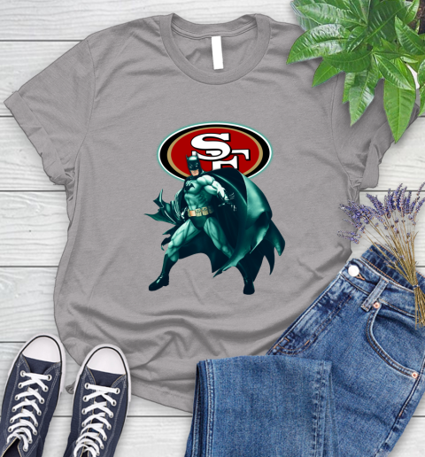 NFL Batman Football Sports San Francisco 49ers Women's T-Shirt 5