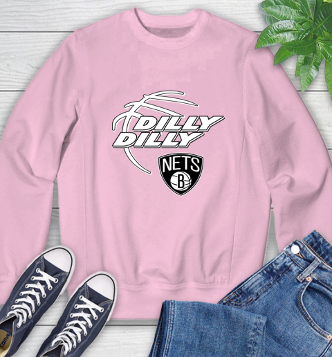 NBA Brooklyn Nets Dilly Dilly Basketball Sports Sweatshirt 9