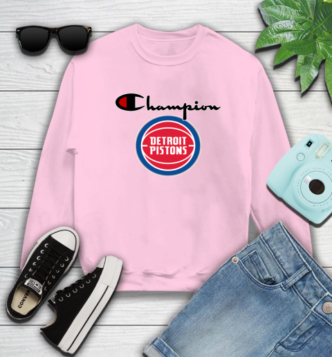 NBA Basketball Detroit Pistons Champion Shirt Sweatshirt 6