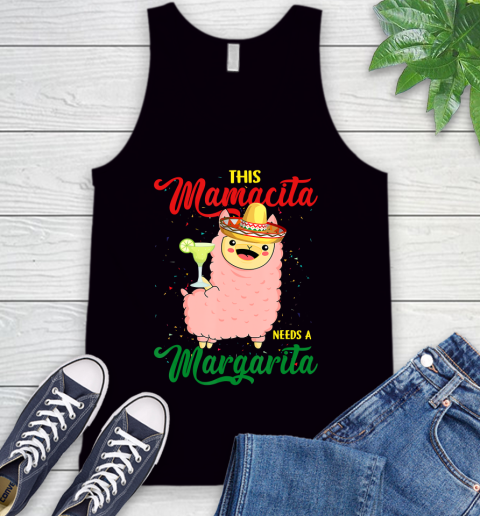 Nurse Shirt This Mamacita needs a Margarita Llama T Shirt Tank Top