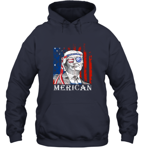 qozs merica donald trump 4th of july american flag shirts hoodie 23 front navy