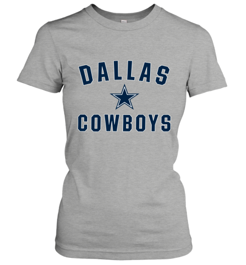 Dallas Cowboys NFL Pro Line by Fanatics Branded Gray Women's T-Shirt