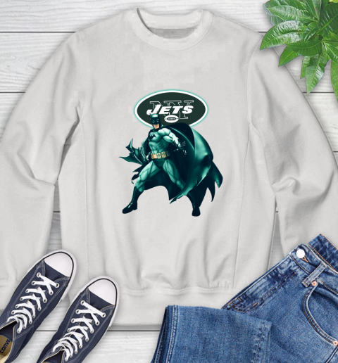 NFL Batman Football Sports New York Jets Sweatshirt