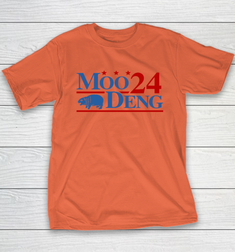 Moo Deng 2024 Cute Baby Hippo Youth T-Shirt 2