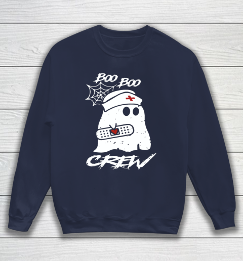 Boo Boo Crew Nurse Ghost Funny Halloween Costume Gift Long Sleeve T Shirt.D2SMT7UJCV Sweatshirt 2