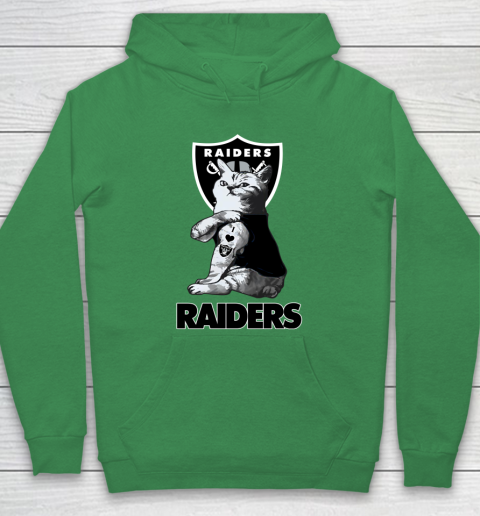 NFL Football My Cat Loves Oakland Raiders Hoodie 5