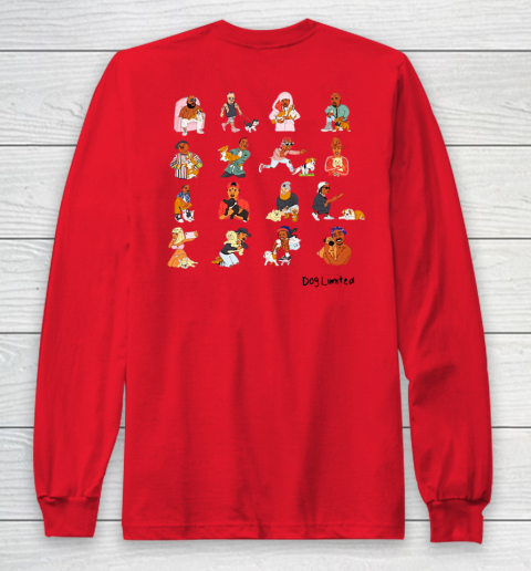 Rappers With Puppies Front and Back Long Sleeve T-Shirt 16