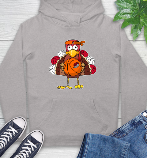 Portland Trail Blazers Turkey thanksgiving day Hoodie 12