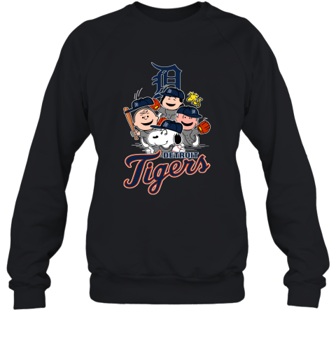 MLB Detroit Tigers Snoopy Woodstock The Peanuts Movie Baseball T Shirt -  Rookbrand