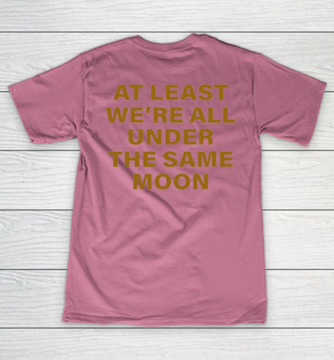 Faded Moon - At Least We Are All Under The Same Moon Women's V-Neck T-Shirt 15