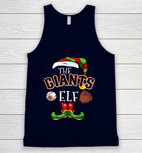 San Francisco Giants Christmas ELF Funny MLB Tank Top 2