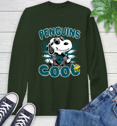 NHL Hockey San Jose Sharks Cool Snoopy Shirt Long Sleeve T-Shirt 6