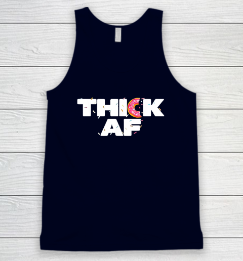 Thick AF Funny Donut Fitness Weightlifting Tank Top 3 Thick AF Funny Donut Fitness Weightlifting Tank Top - Image 3