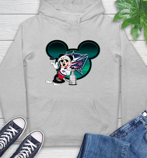 NHL Columbus Blue Jackets Stanley Cup Mickey Mouse Disney Hockey T Shirt Hoodie 6