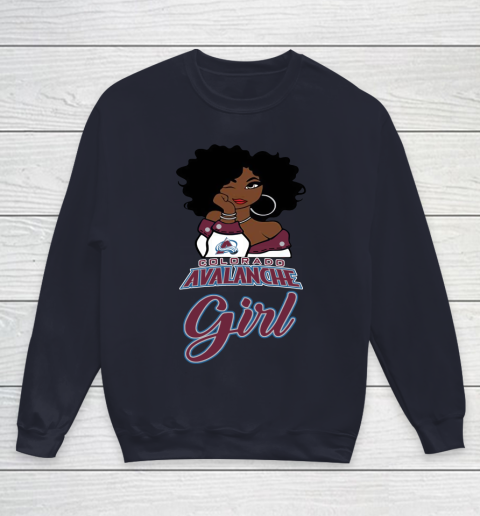 Colorado Avalanche Girl NHL Youth Sweatshirt 3