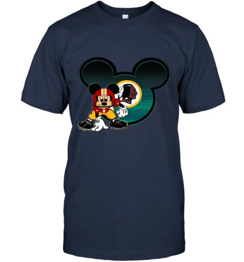 NFL Football Washington Redskins Cheerful Mickey Mouse Shirt T Shirt